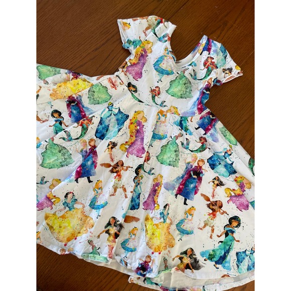 Wild Rich Kids Watercolor Princess Twirl Dress Size 11/12 - Picture 6 of 7
